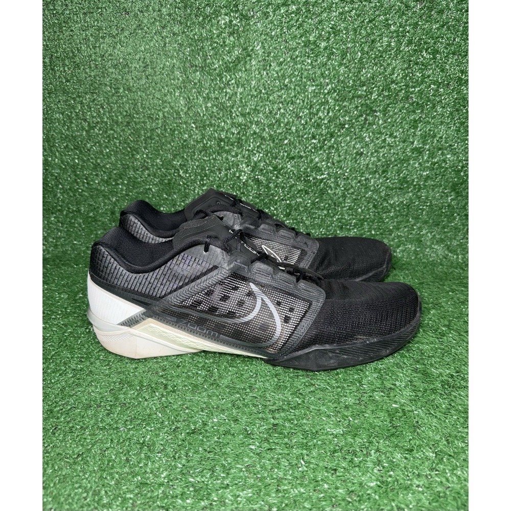 Nike Zoom Metcon Turbo 2 Mens Size 15 Black White Running Shoes Comfort Sneakers